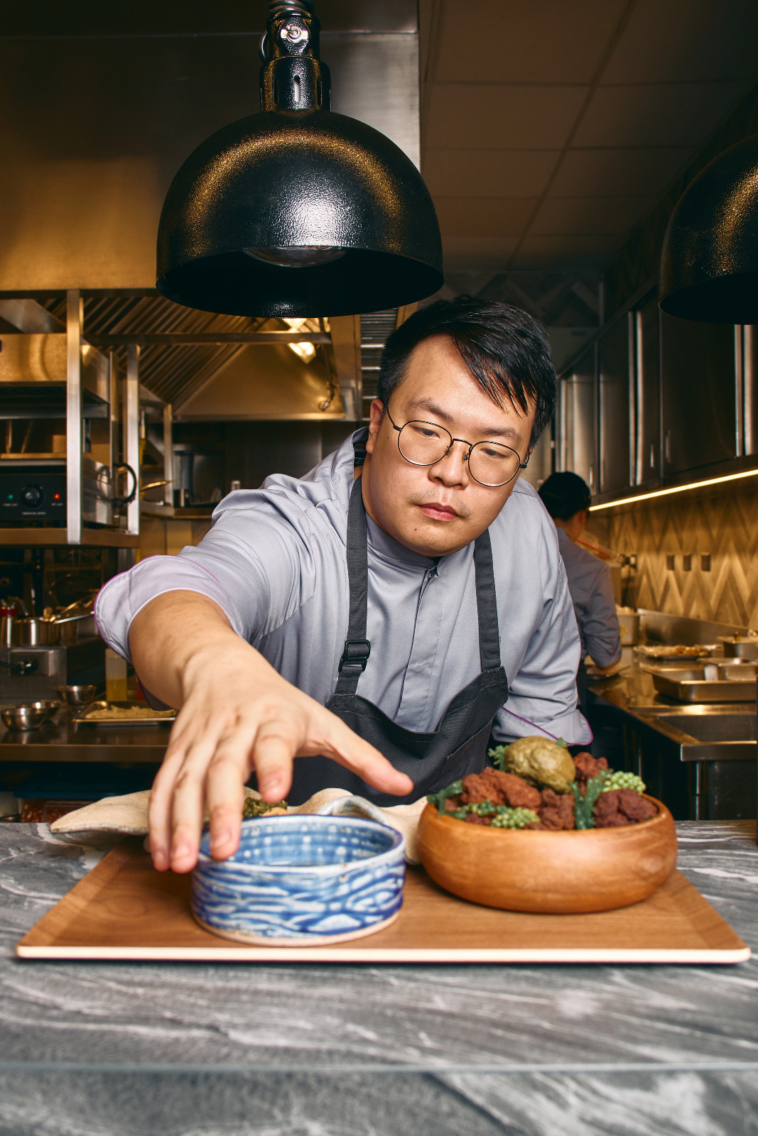 Chef Gato Ong of Flow, a new Peruvian-Filipino tasting menu experience