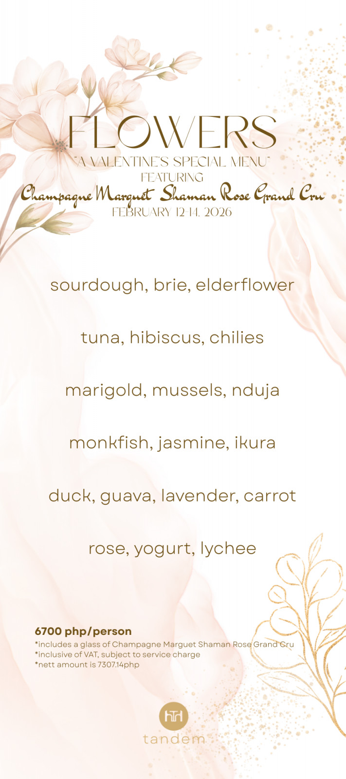 Where to eat for Valentine's Day 2026 - Tandem