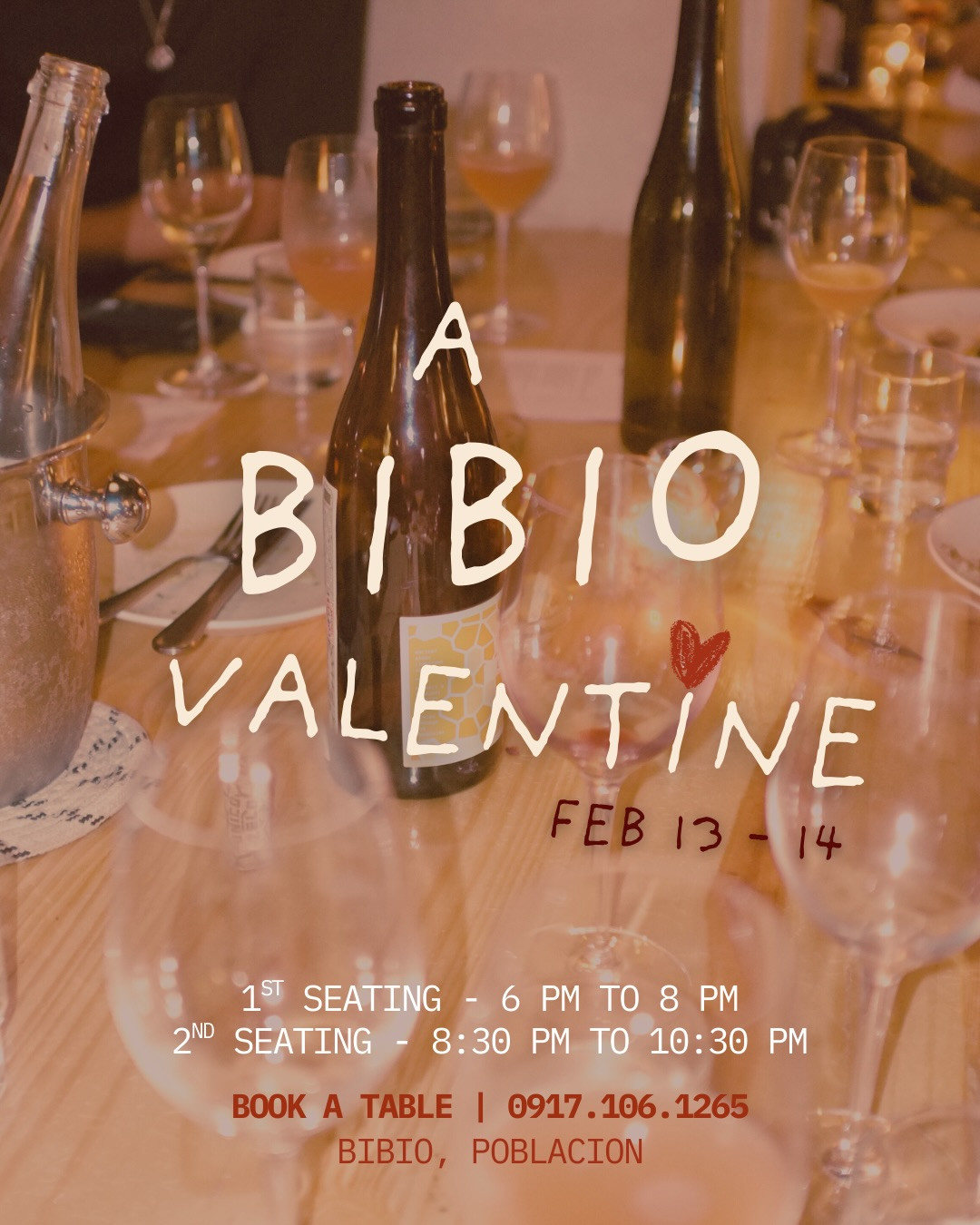 Where to eat for Valentine's Day 2026 - Bibio 2