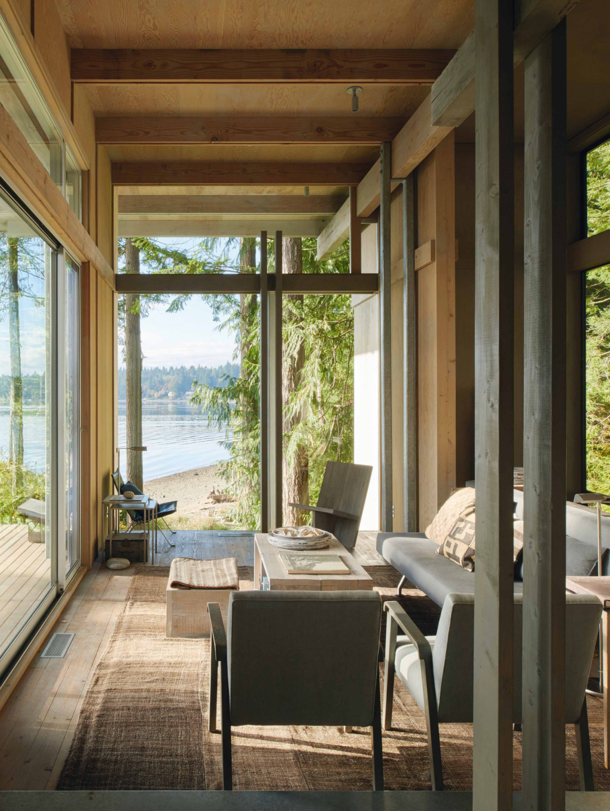 view of the lake from The Cabin at Longbranch