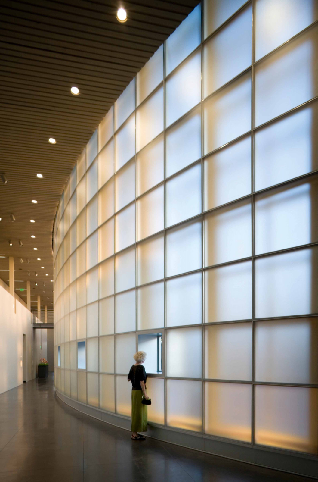 Close up of The Lightcatcher Building’s mdoular wall