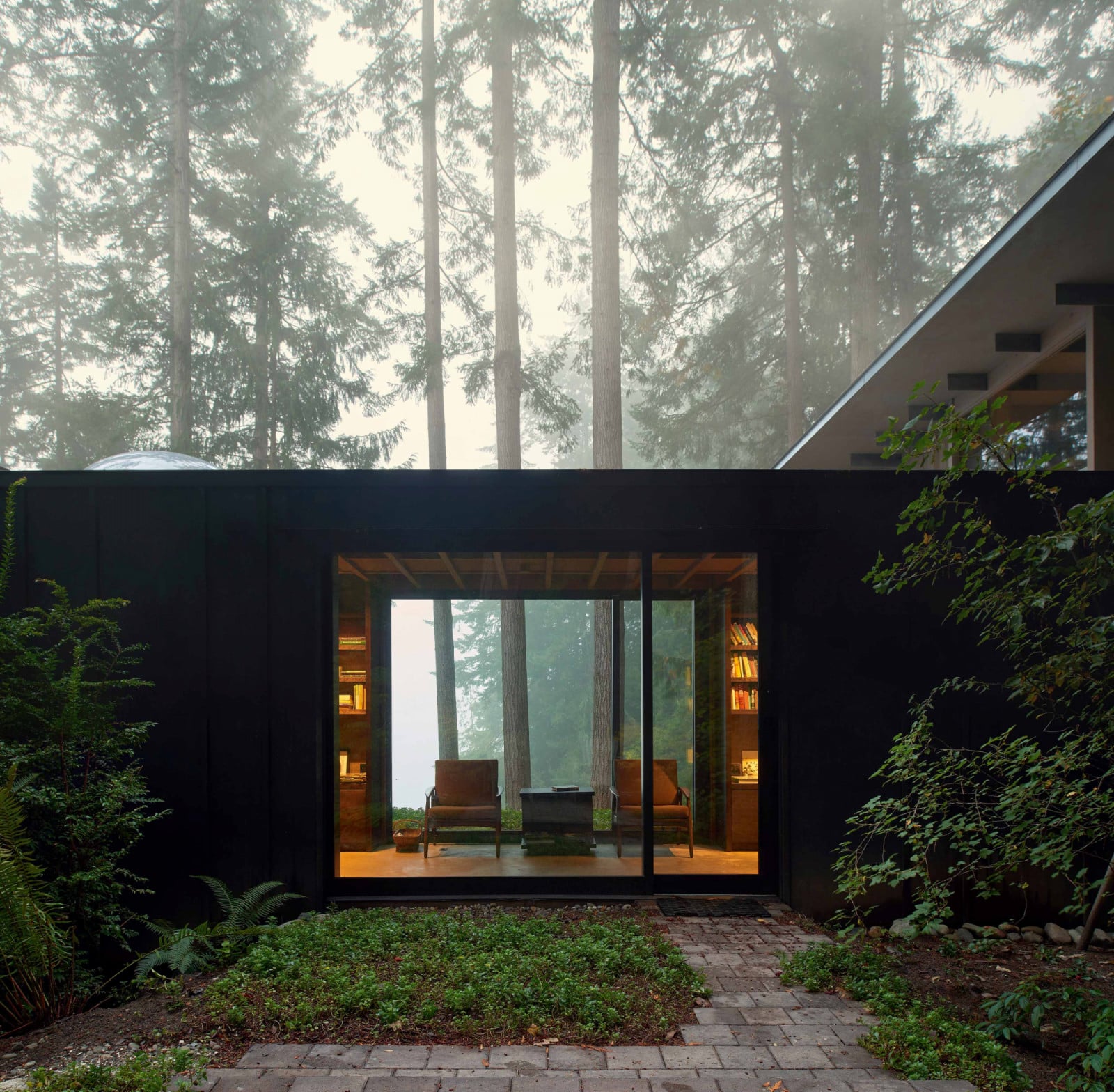 Built with US$500 at age 18 during his first year as an architecture student, the cabin has evolved through remodels in 1981, 1997, 2003 and 2014 into a modest weekend home layered with history
