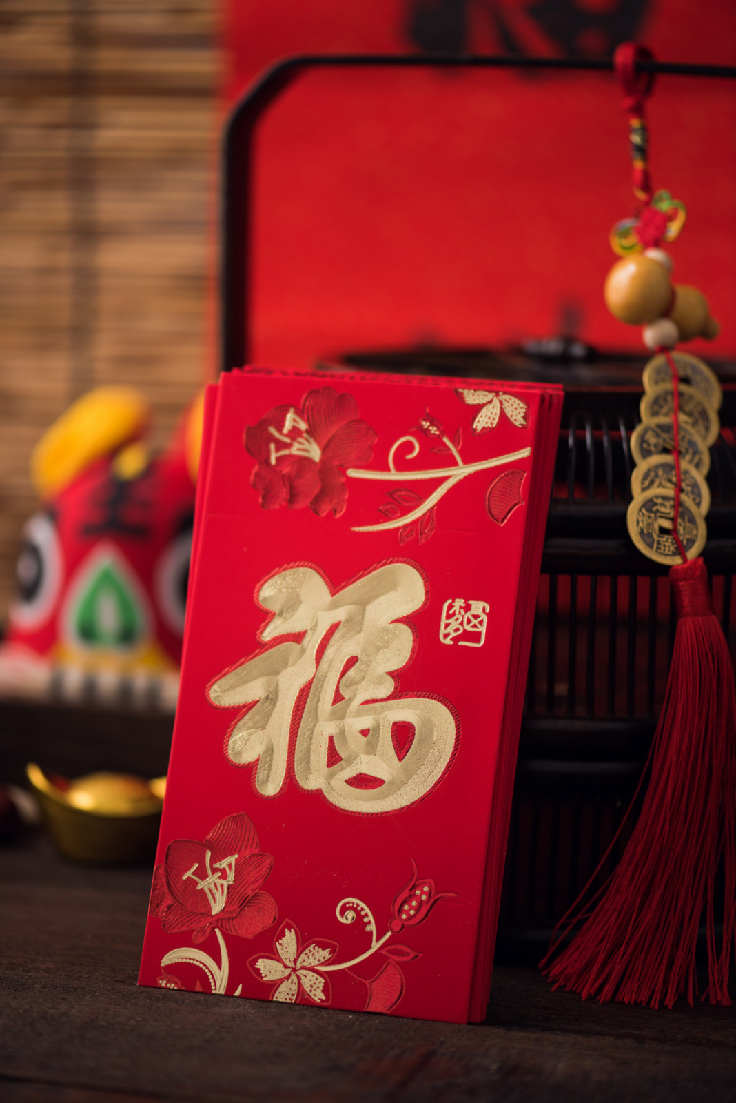 Chinese New Year and Spring Festival red envelopes (ภาพ: Jason marz)