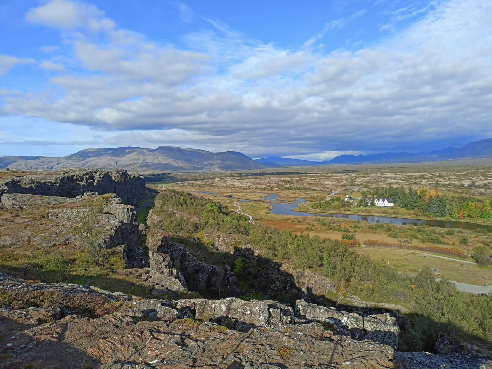 Þingvellir National Park sits at the meeting point of two tectonic plates and the site of Iceland’s 930 AD parliament, where history and geology converge (Photo: Zuzana K/Unsplash)