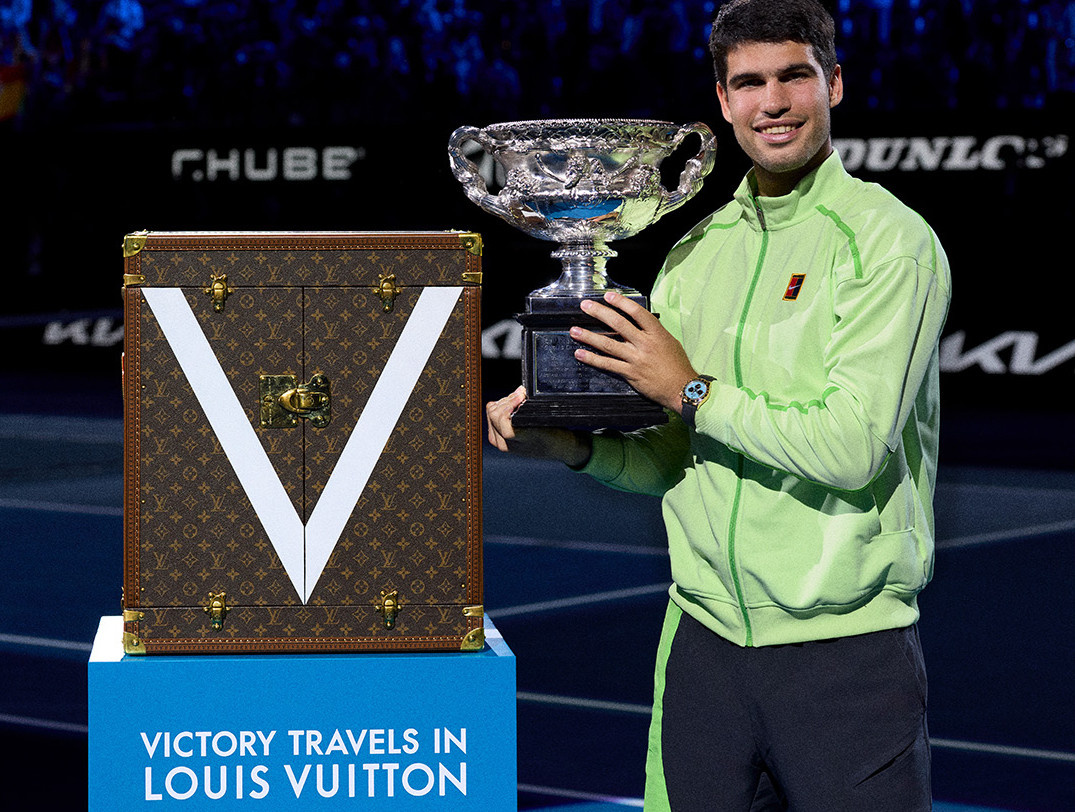 Alcaraz, Louis Vuitton, dan malam penuh sejarah di lapangan Australian Open 2026