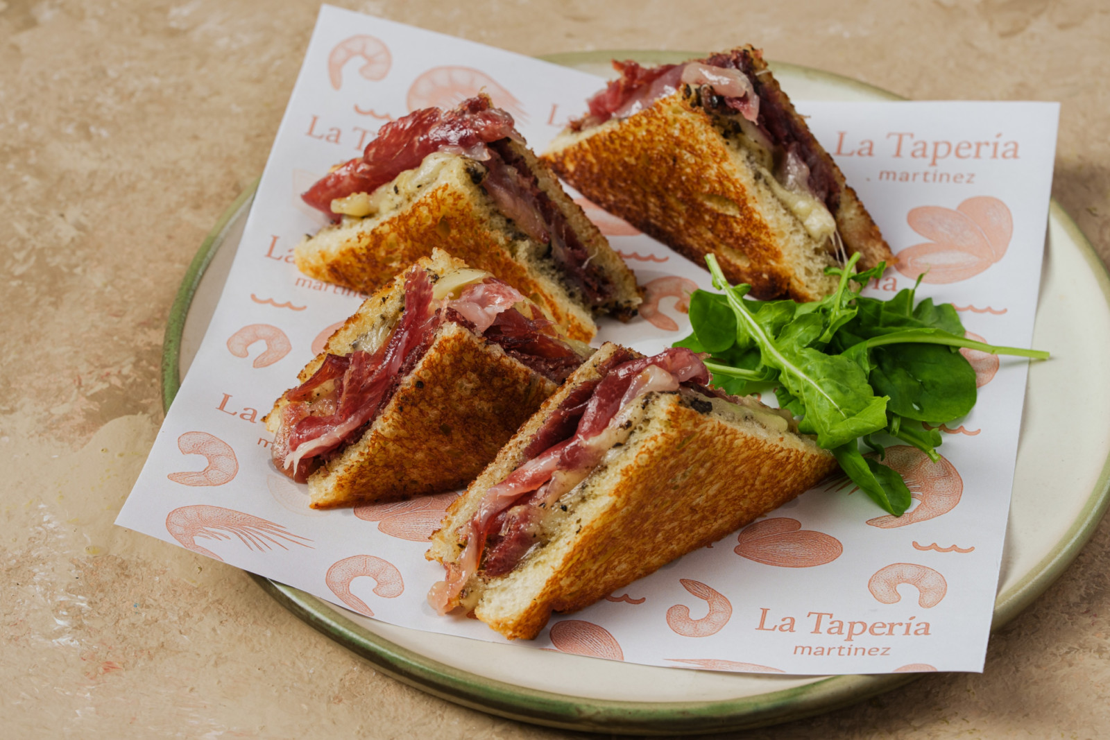Tatler Dining February 2026 Radar - New restaurants, cafés and bars - La Taperia Martinez - Bikini sandwich _ Jamon ibérico, emmental and truffle bikini sandwich 2025-10-25