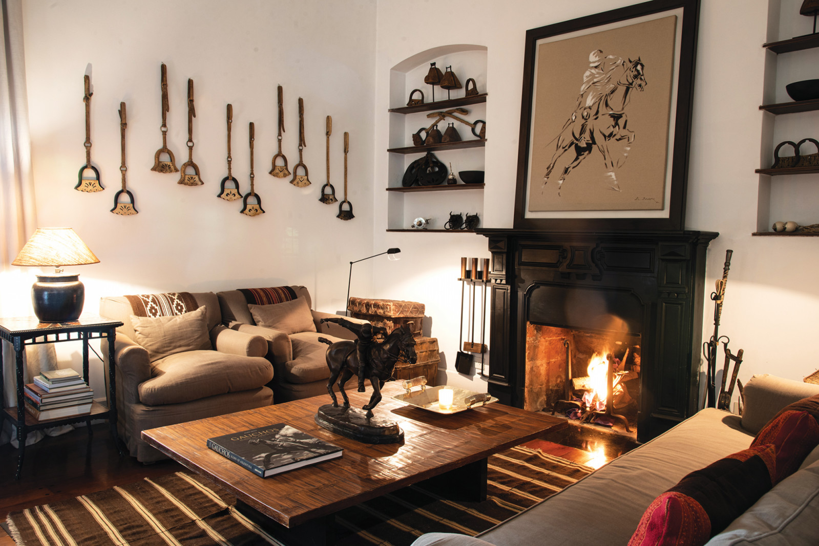 La Bamba’s interiors showcase local textiles, antique furnishings and subtle nods to gaucho culture