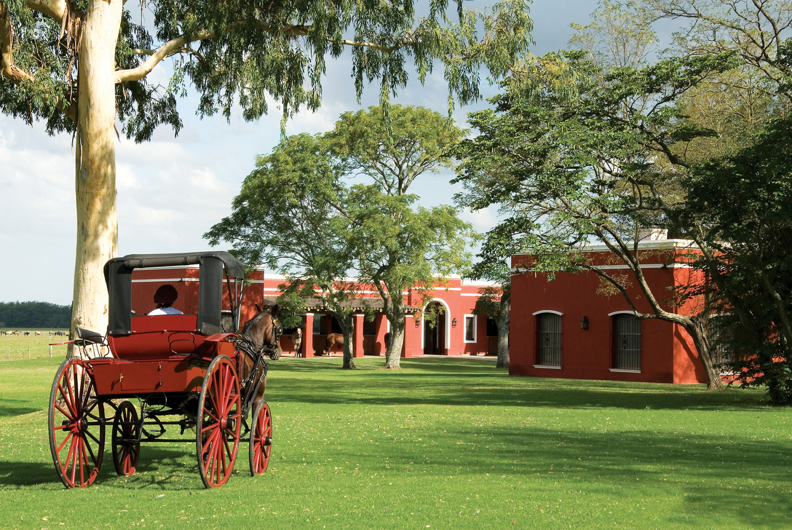 The colonial buildings of La Bamba house rooms and suites filled with antique furniture and contemporary art