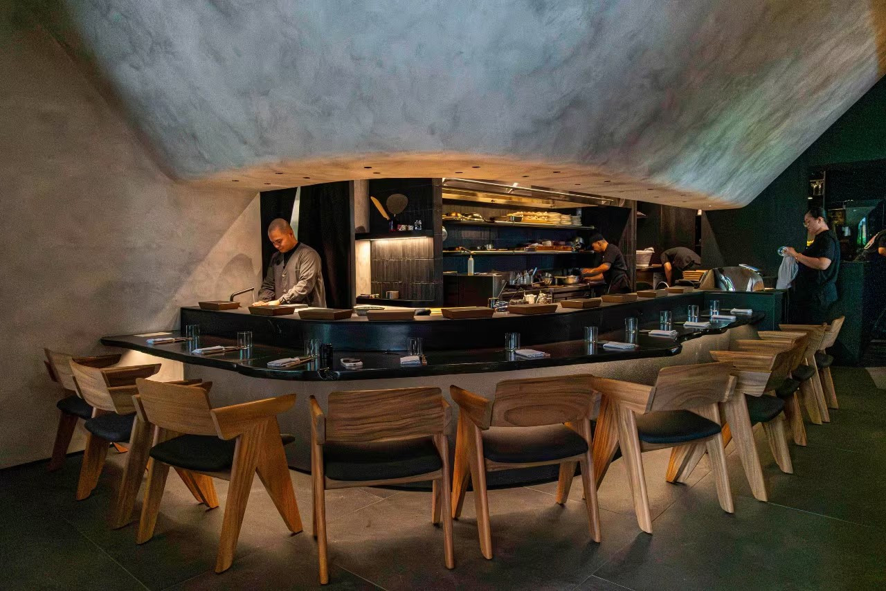 Restaurant design leaders, Cebu-born design group Studio Ong talk to Tatler about their philosophy | Photo of Iai's interiors, courtesy of Studio Ong