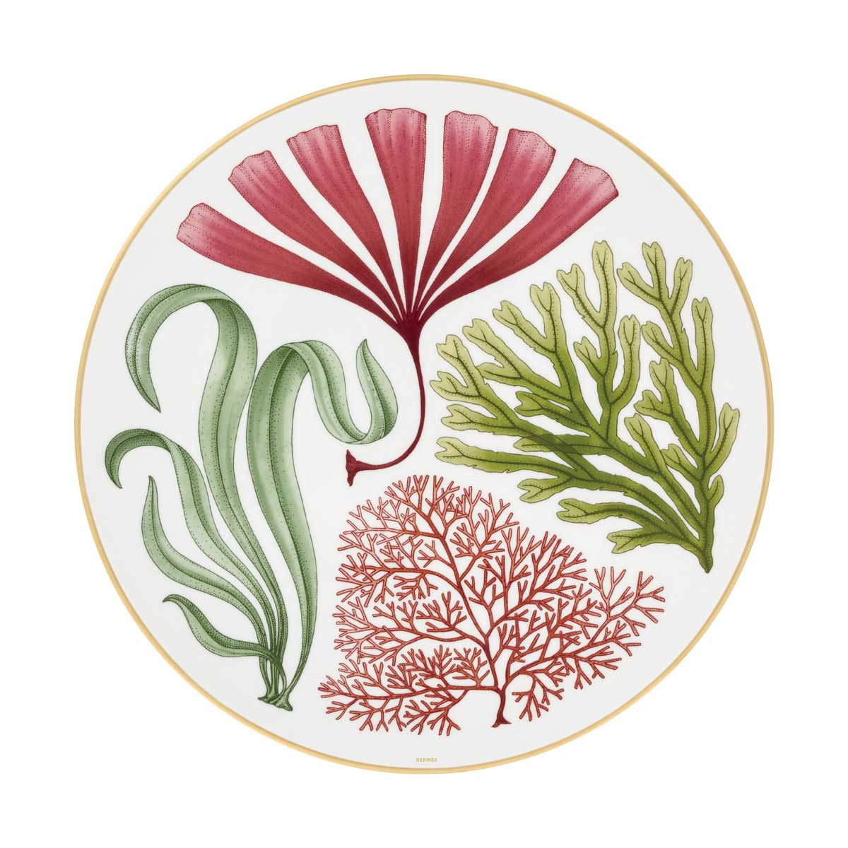 Hermès Natures Marines dinner plate