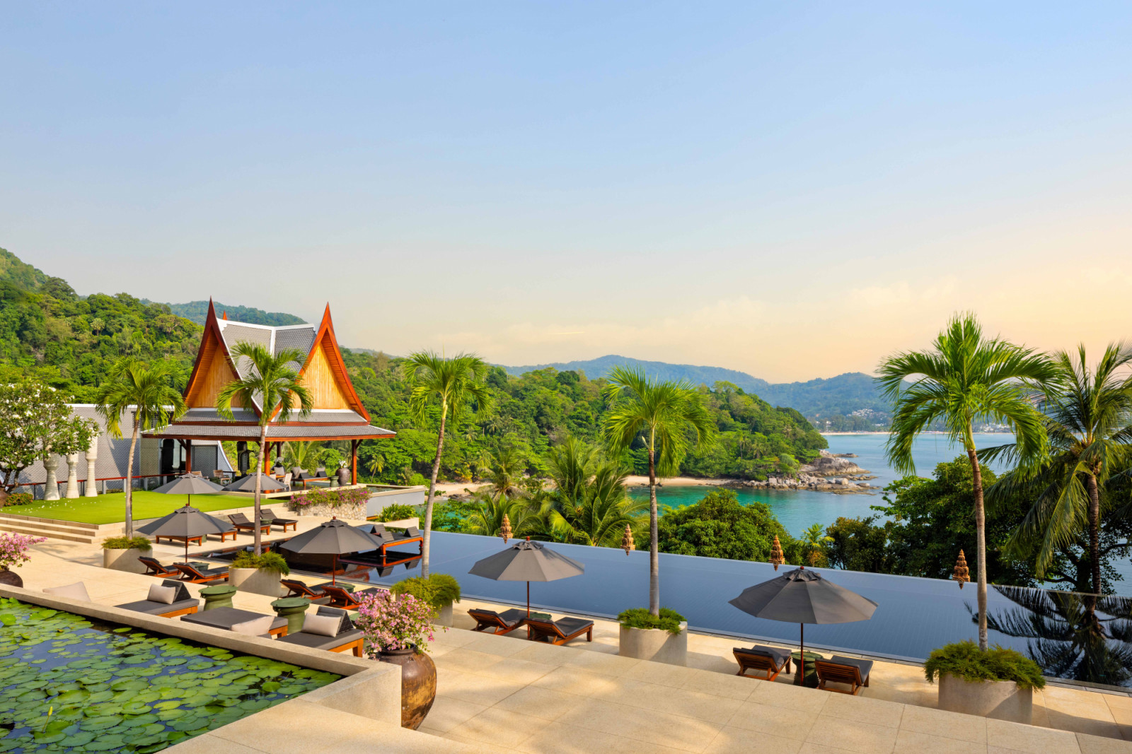 The sweeping sea view towards Laem Singh Beach, which is accessible by land only from the estate and a handful of neighbouring plots, is what ultimately convinced Zeman to acquire the site