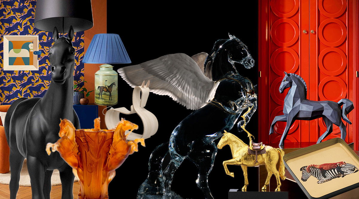 An equine-themed home item edit to welcome the Year of the Fire Horse
