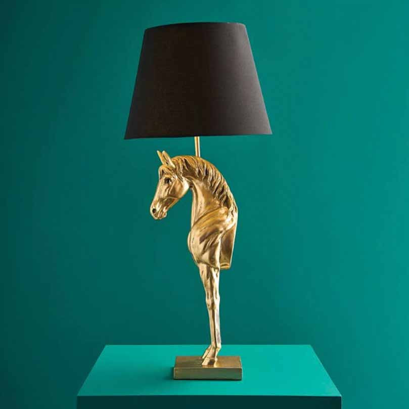Werner Voß Wendy Gold Table Lamp, from Flaming Queen