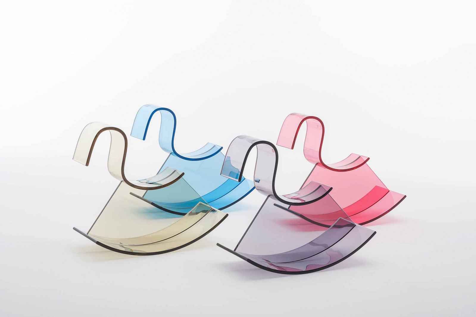 Kartell H-Horse rocking chairs in four colourways