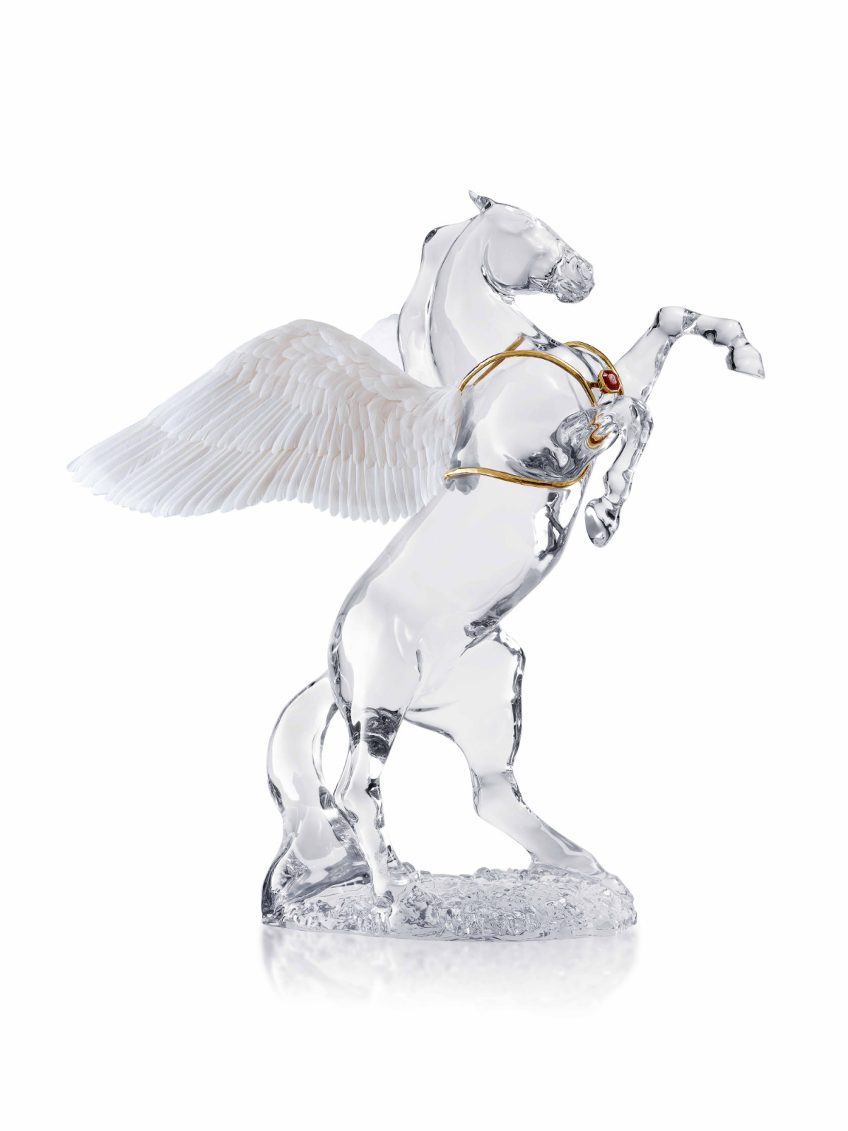 Baccarat Olympus Pegasus horse sculpture