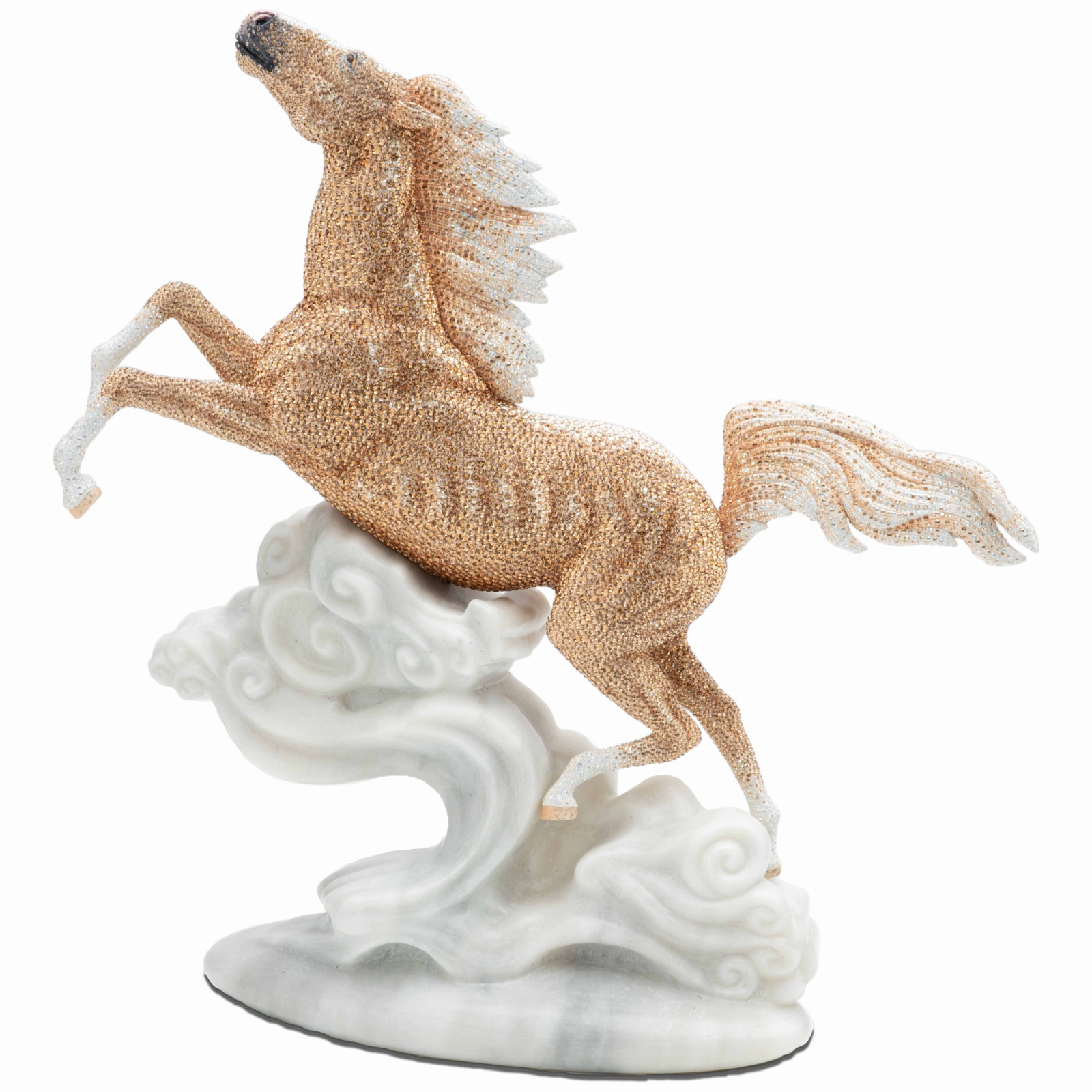 Swarovski Crystal Myriad Valiant Horse sculpture