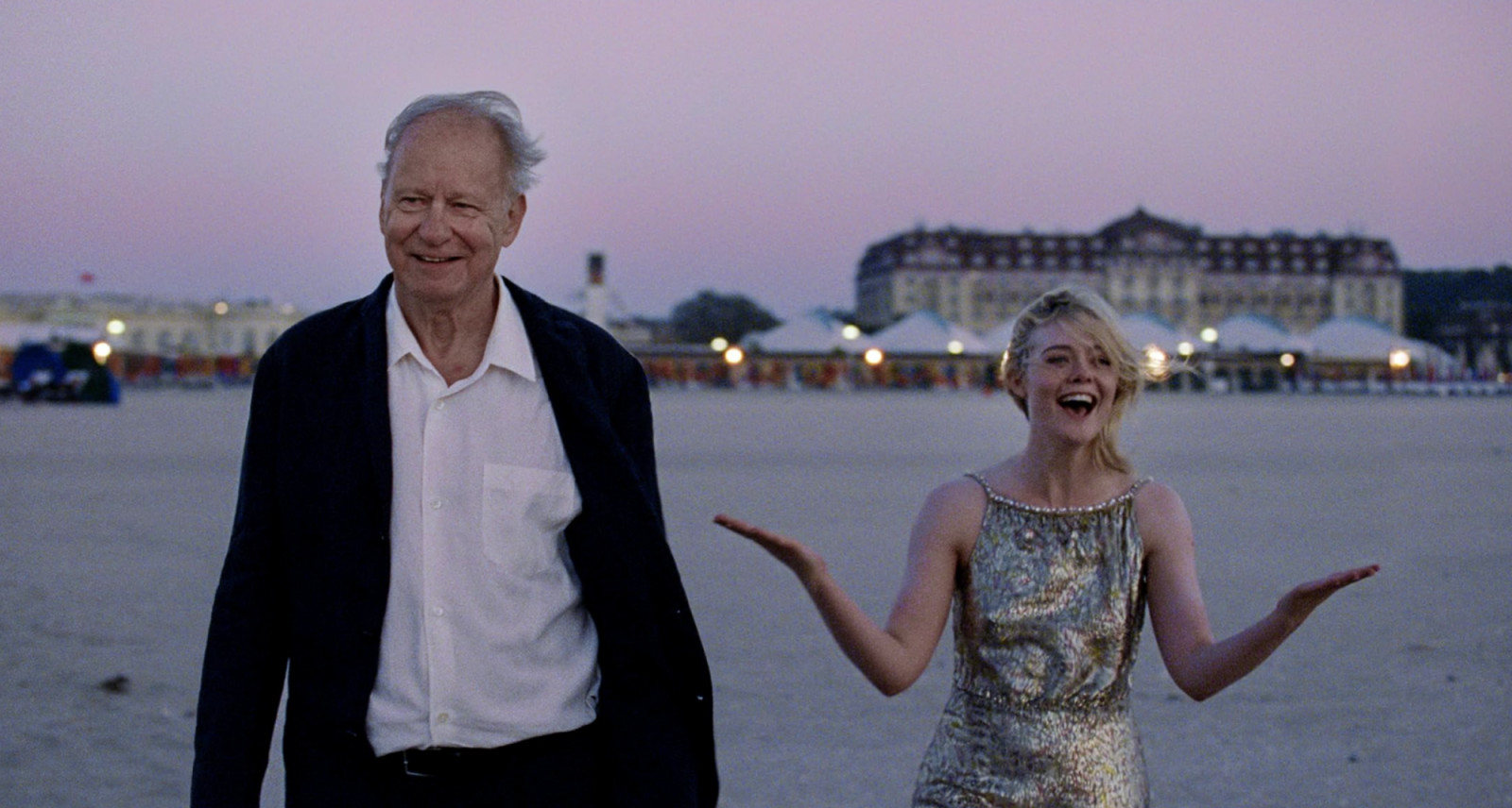 Stellan Skarsgård and Elle Fanning in ‘Sentimental Value’ (2025)