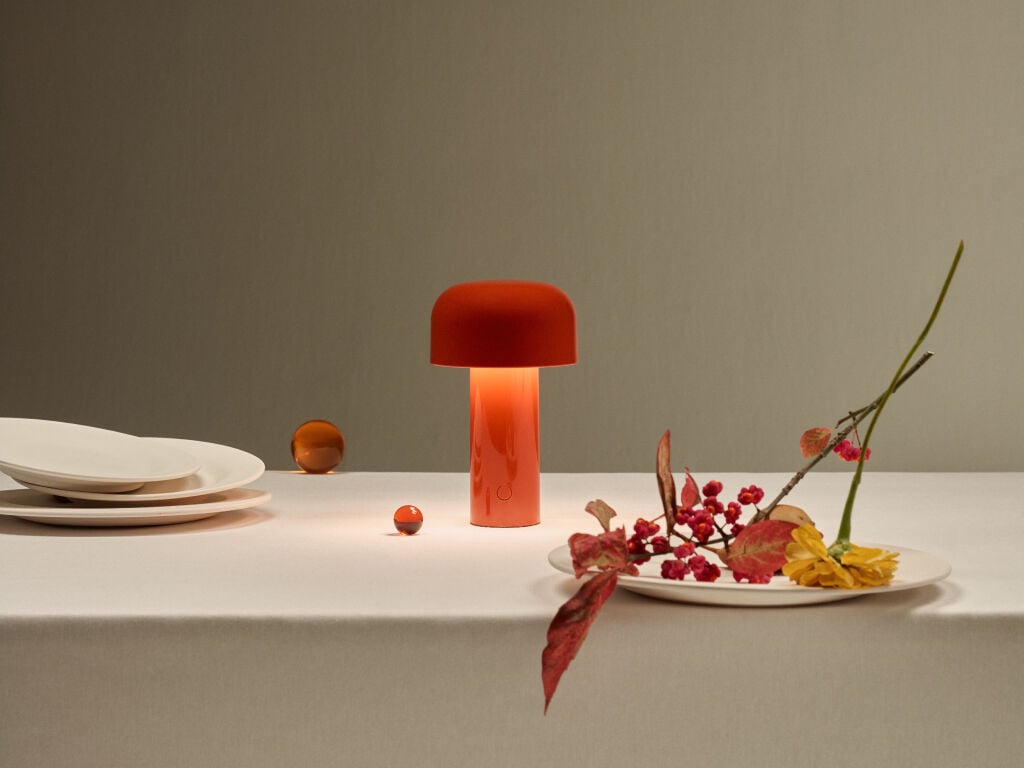 The Flos Bellhop portable table lamp, designed by Edward Barber and Jay Osgerby (Photo: Flos)