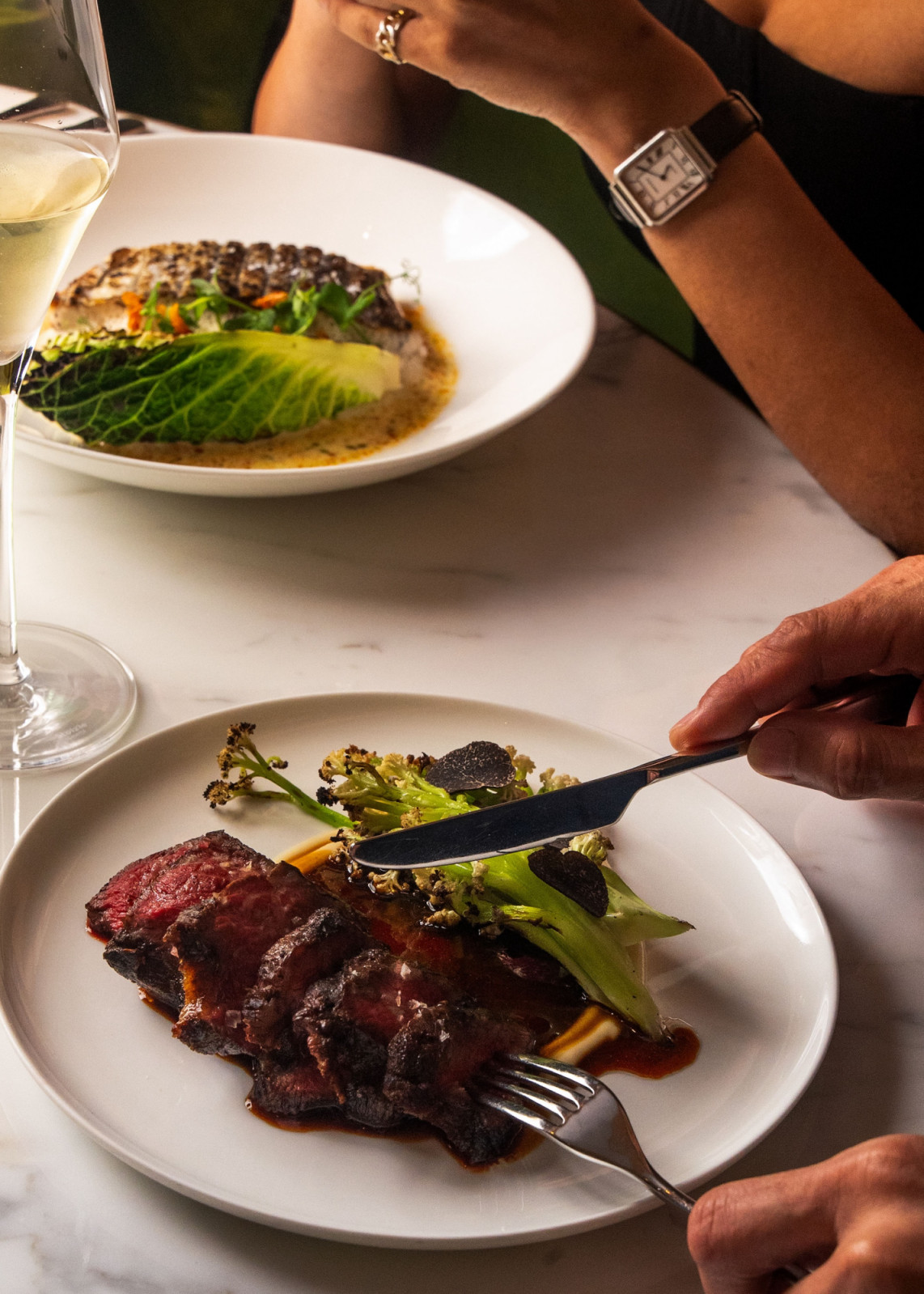 Curated dishes for Fysh’s special Valentine’s Day menu
