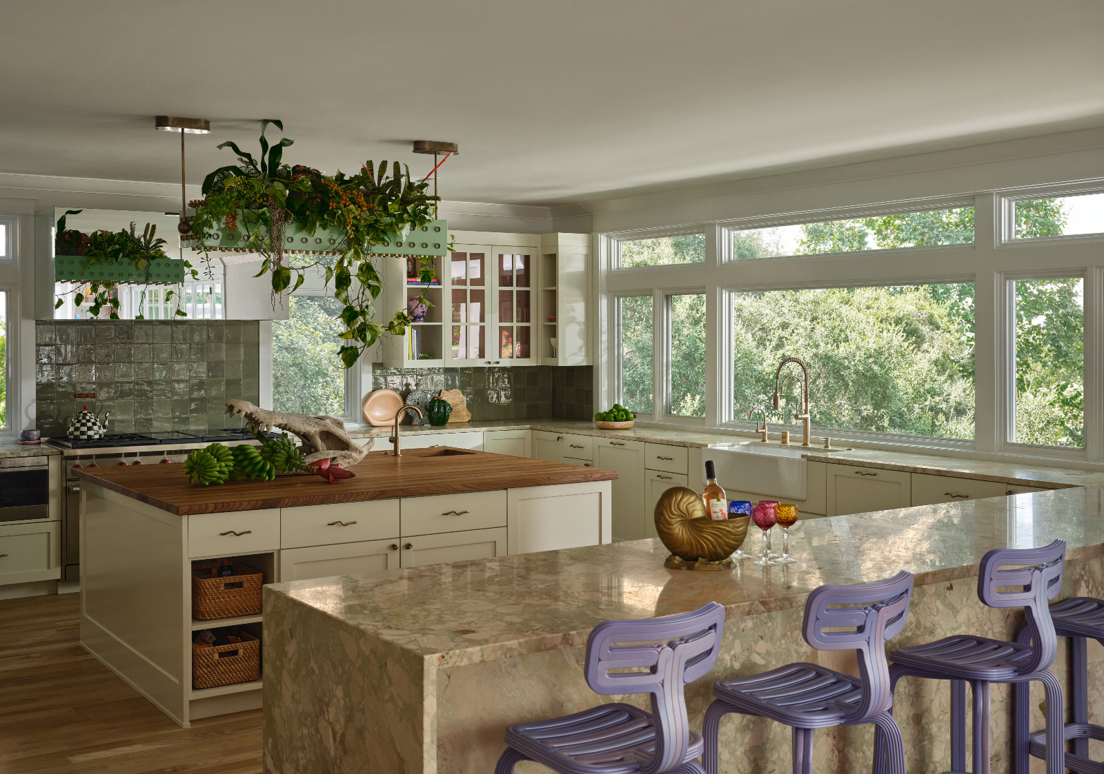 The kitchen in a Pasadena, California home designed by House of Honey