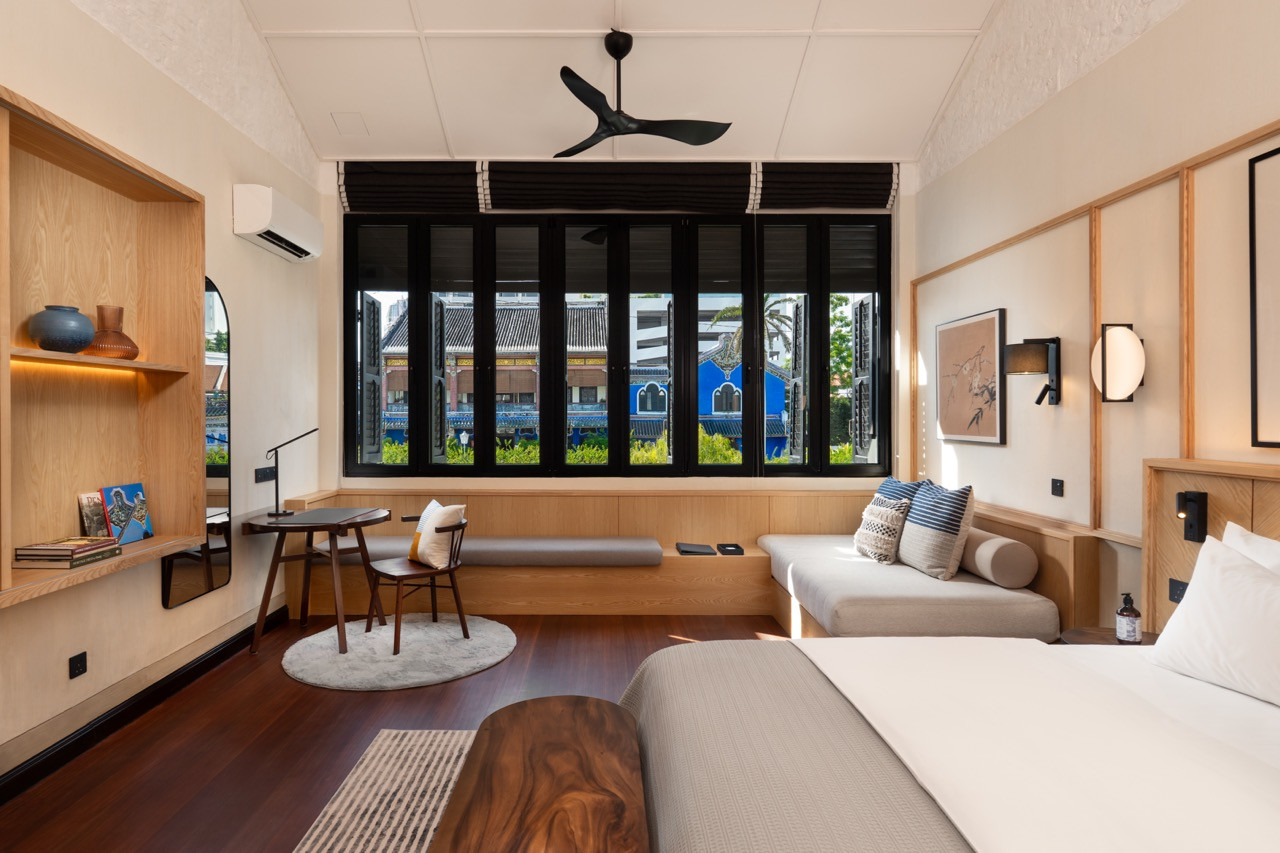 Signature Suites offer front-row views of the Blue Mansion