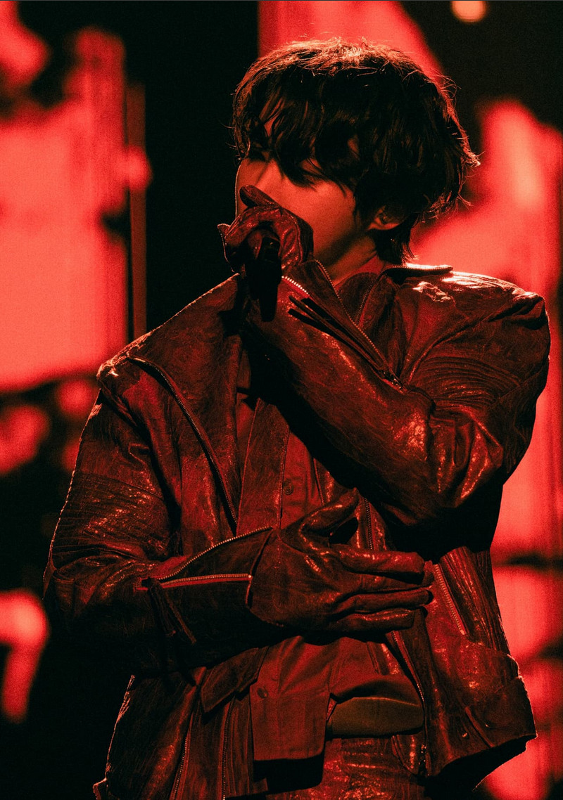 J-Hope commands the stage in Juntae Kim leather during his Hope on the Stage tour (Photo: @uarmyhope/Instagram)