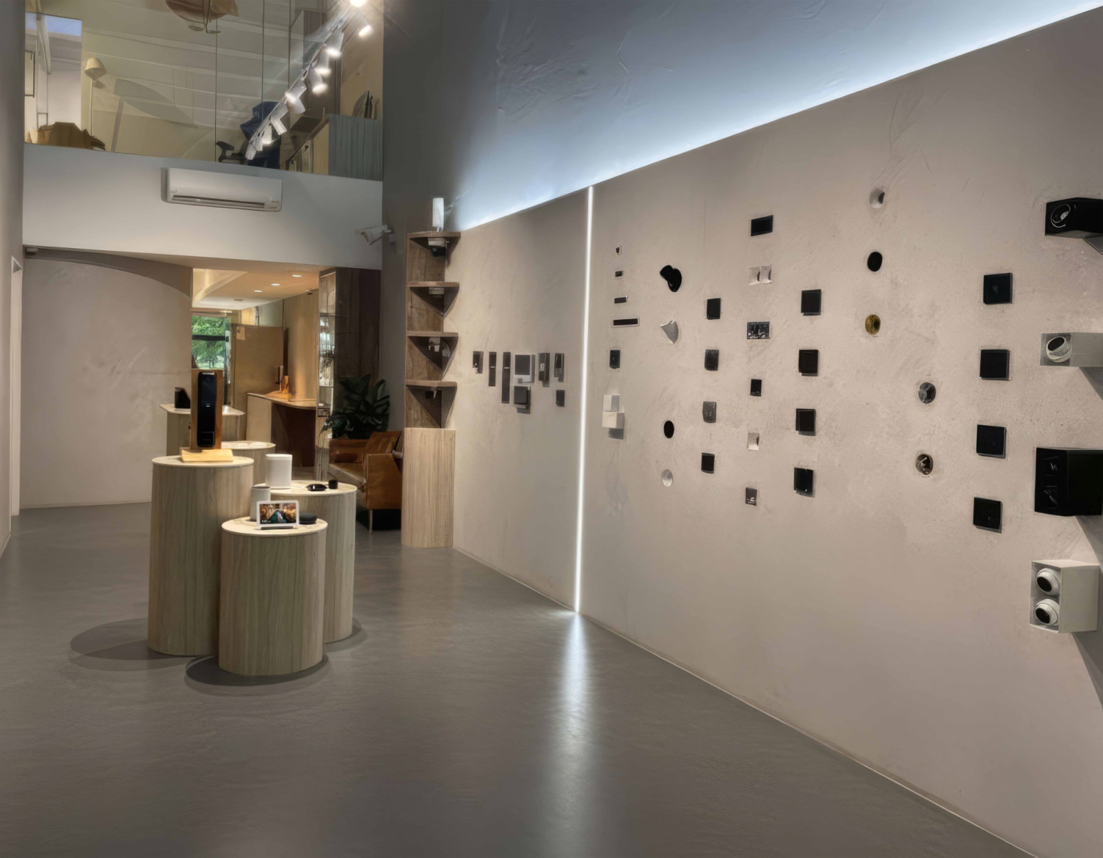 At the Home-A-Genius showroom, customers experience all the convenience of a smart home