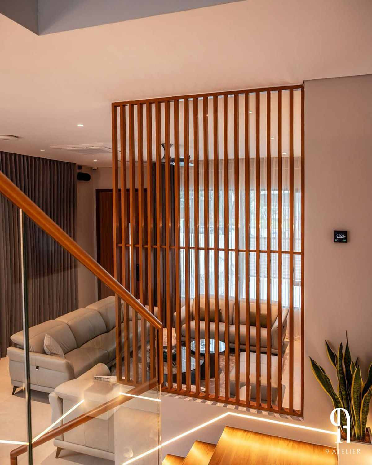 At Aida Street, the staircase becomes part of an intelligently programmed smart home environment