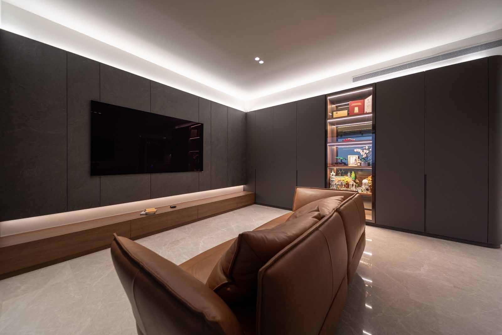 At Jadescape, the living room is equipped with a smart home system designed for seamless everyday living