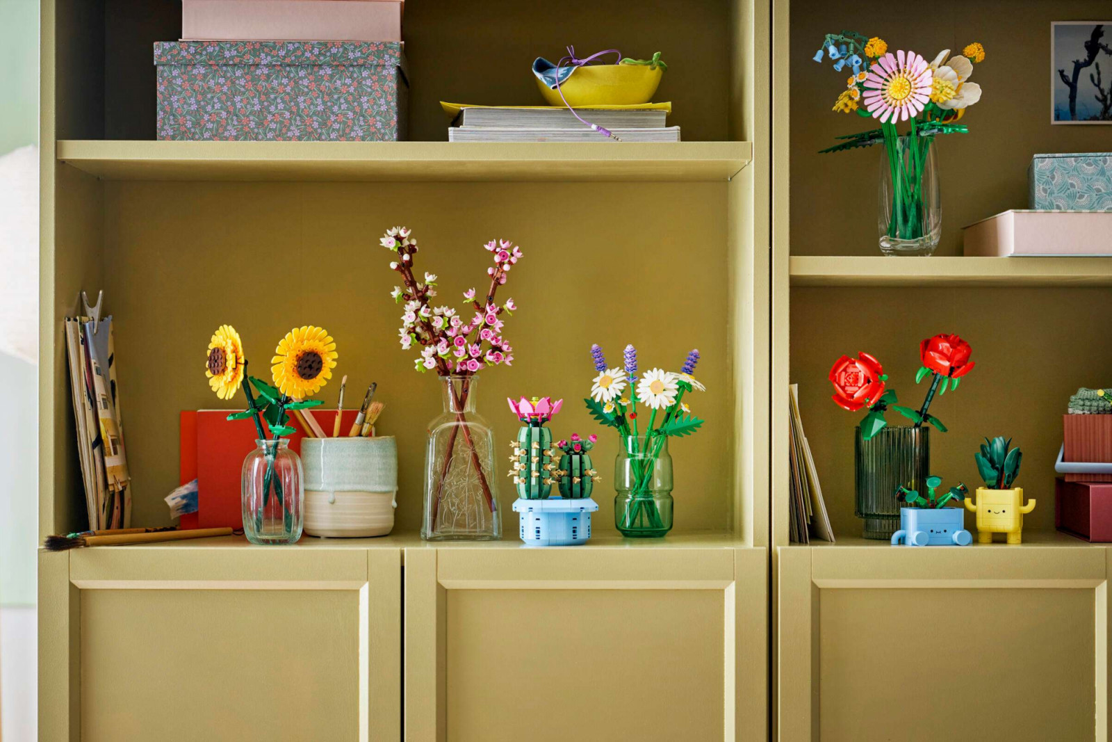 The Lego Daisies set alongside other Lego botanical releases, including the Flowering Cactus, Cherry Blossom, Sunflowers, and Roses, among others. The range now spans more than 30 sets