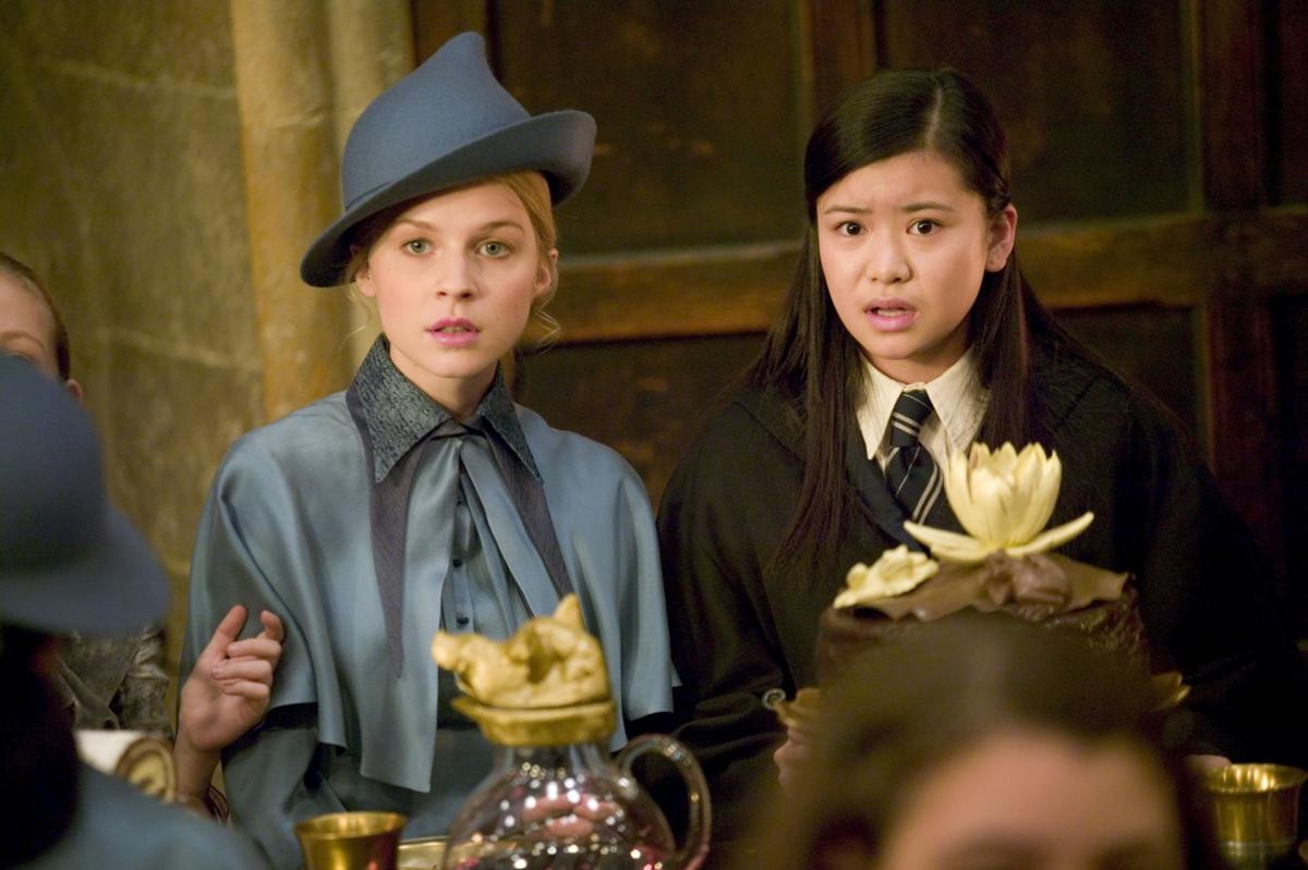 Katie Leung as Cho Chang and Clemence Poesy as Fleur Delacour