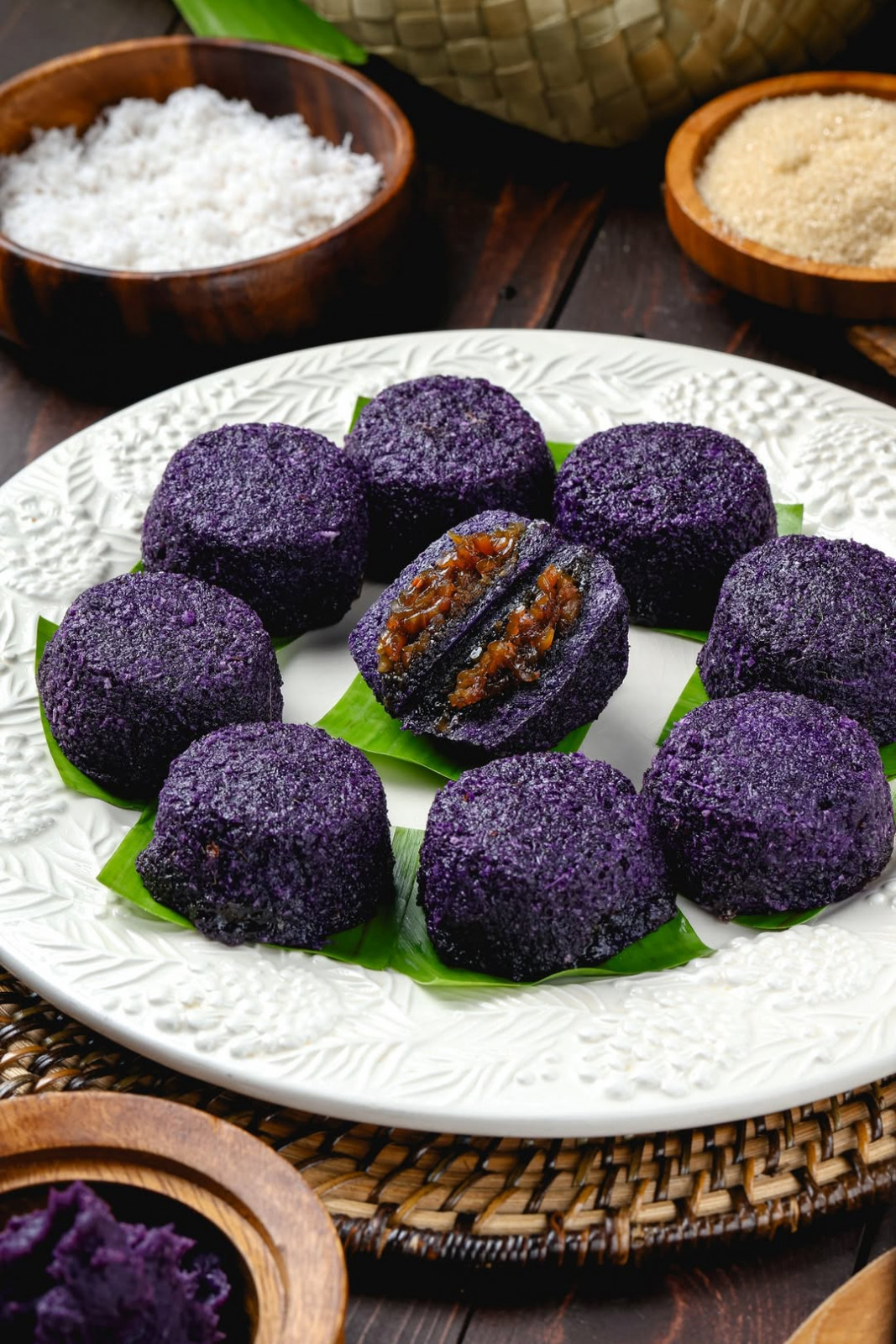 Purple yam and coconut combine for an earthy, creamy variation rooted in Filipino rice cake traditions (Photo: house_of_putobao/Instagram)