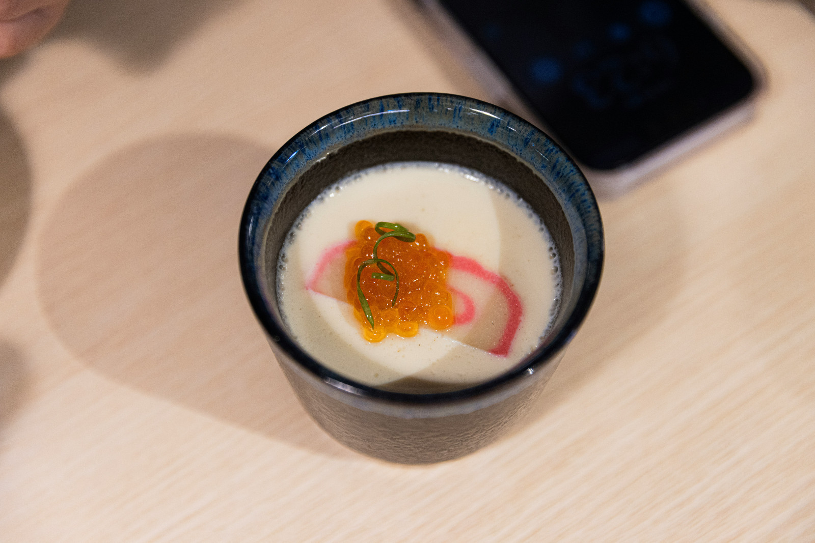 Chawanmushi achieves a silken texture that collapses under the spoon
