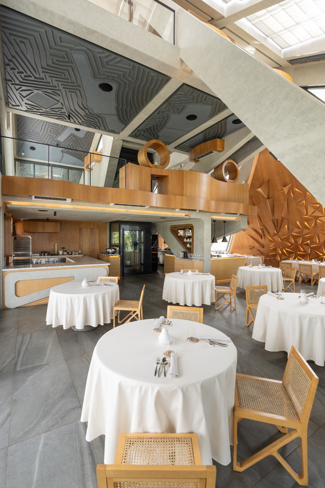 The interiors of the new Asador Alfonso on the second floor