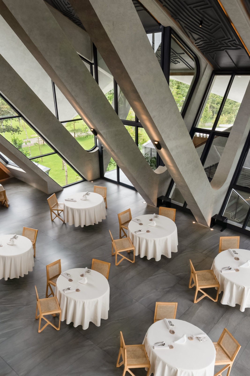 The interiors of the new Asador Alfonso on the second floor