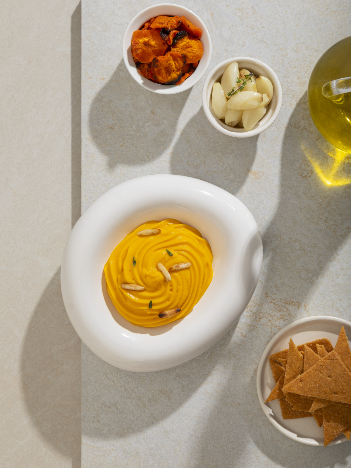 A carrot truffle dip (Photo: courtesy of Ananda in the Himalayas)