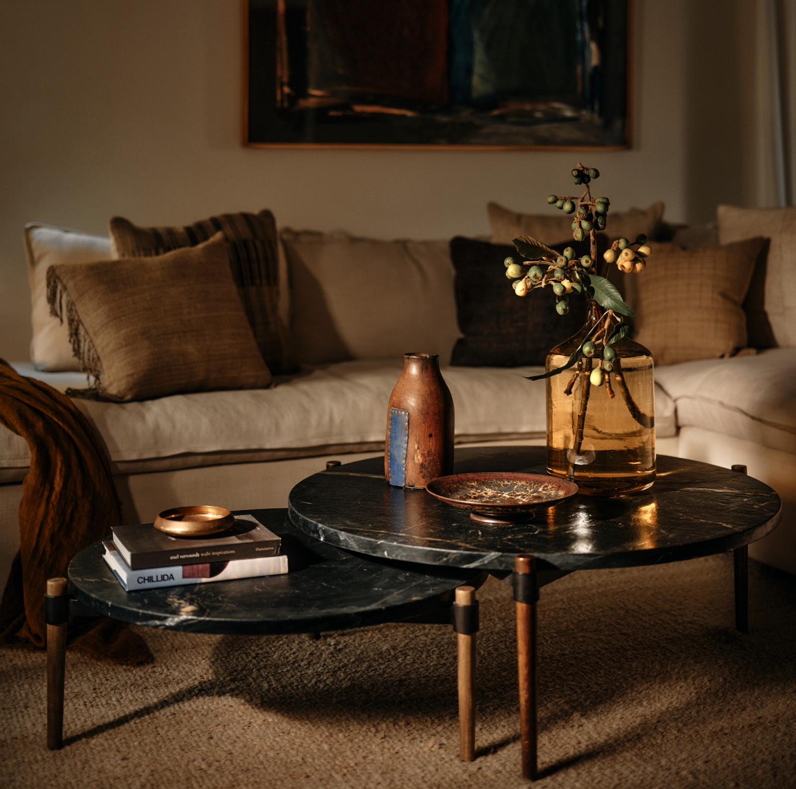 The living room in a Los Angeles, California home designed by Prince Design Studio (Photo: Nils Timm)