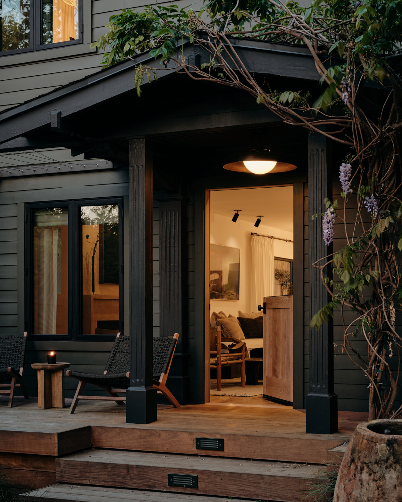 The entryway of a Los Angeles, California home designed by Prince Design Studio (Photo: Nils Timm)