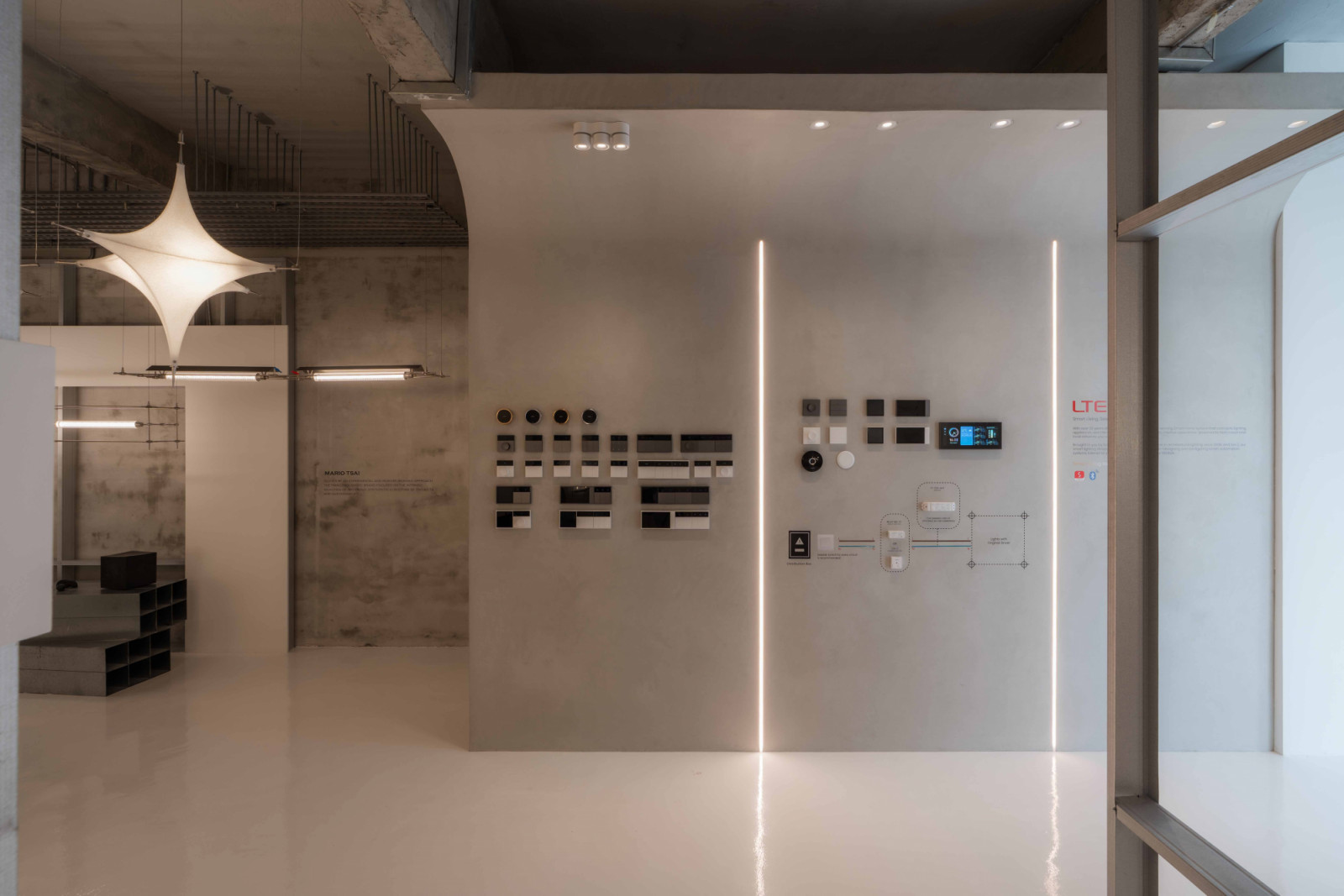 The Sol Luminaire showroom at 399 Guillemard presents Ltech’s integrated ecosystem in action
