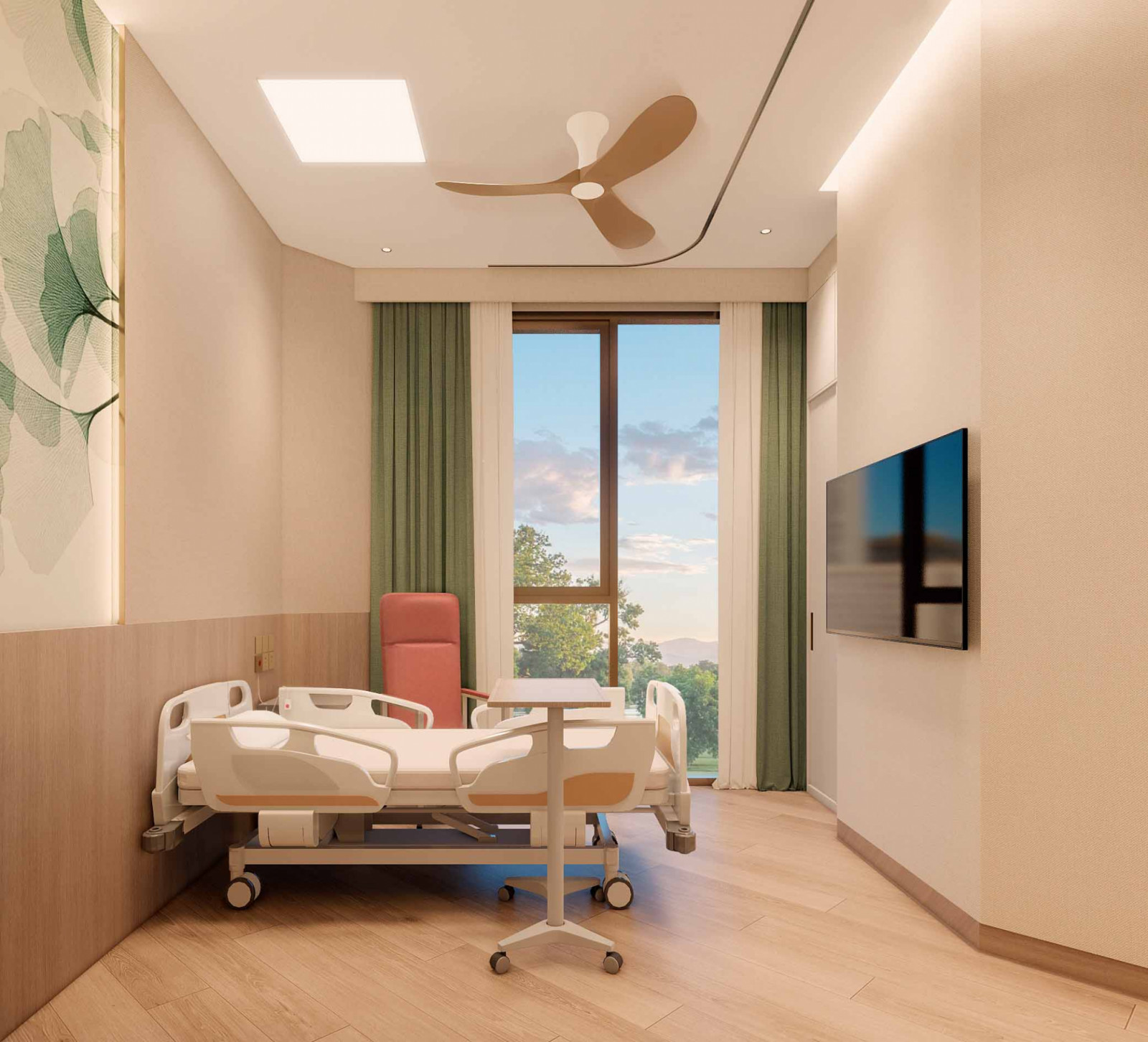 Perennial Living’s nursing bed suite