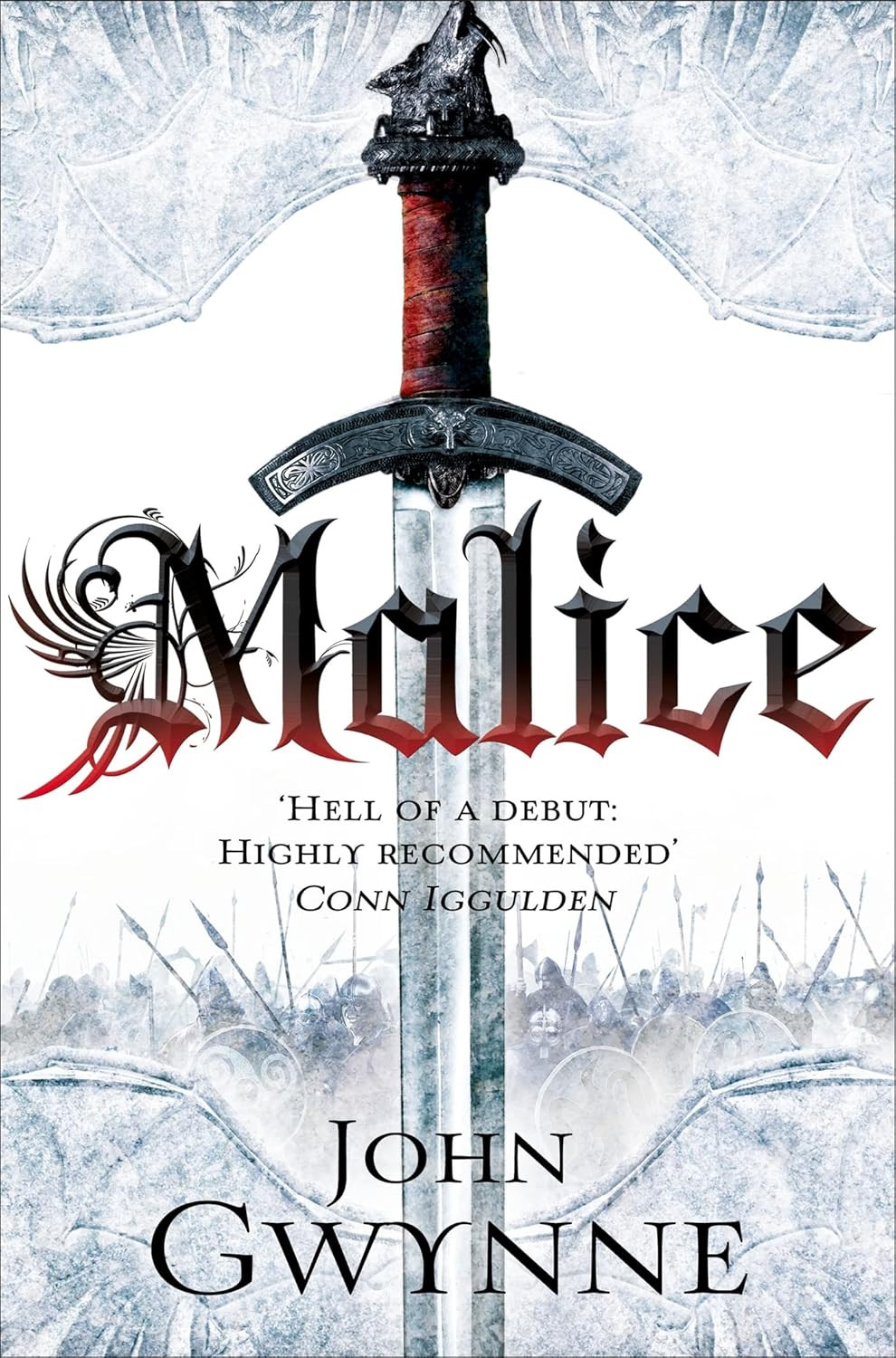 ‘Malice’ from ‘The Faithful and the Fallen Quartet’ by John Gwynne (Photo: Pan)