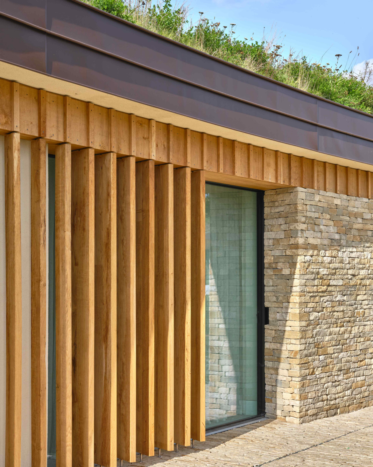 Local materiality that asserts a contemporary expression
