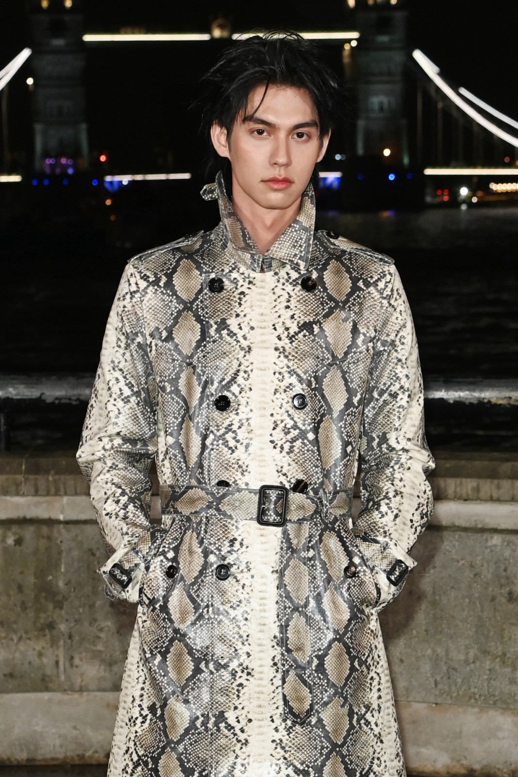 LONDON, ENGLAND - FEBRUARY 23: Bright aka Vachirawit Chivaaree attends the Burberry Winter 2026 Show during London Fashion Week at Old Billingsgate on February 23, 2026 in London, England. (Photo by Alan Chapman/Dave Benett/Getty Images for Burberry)