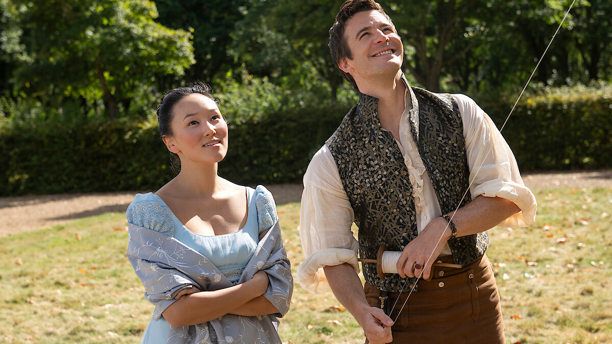 Benedict Bridgerton and Sophie Baek grow closer at My Cottege in ‘Bridgerton’ season 4 (Photo: IMDB)