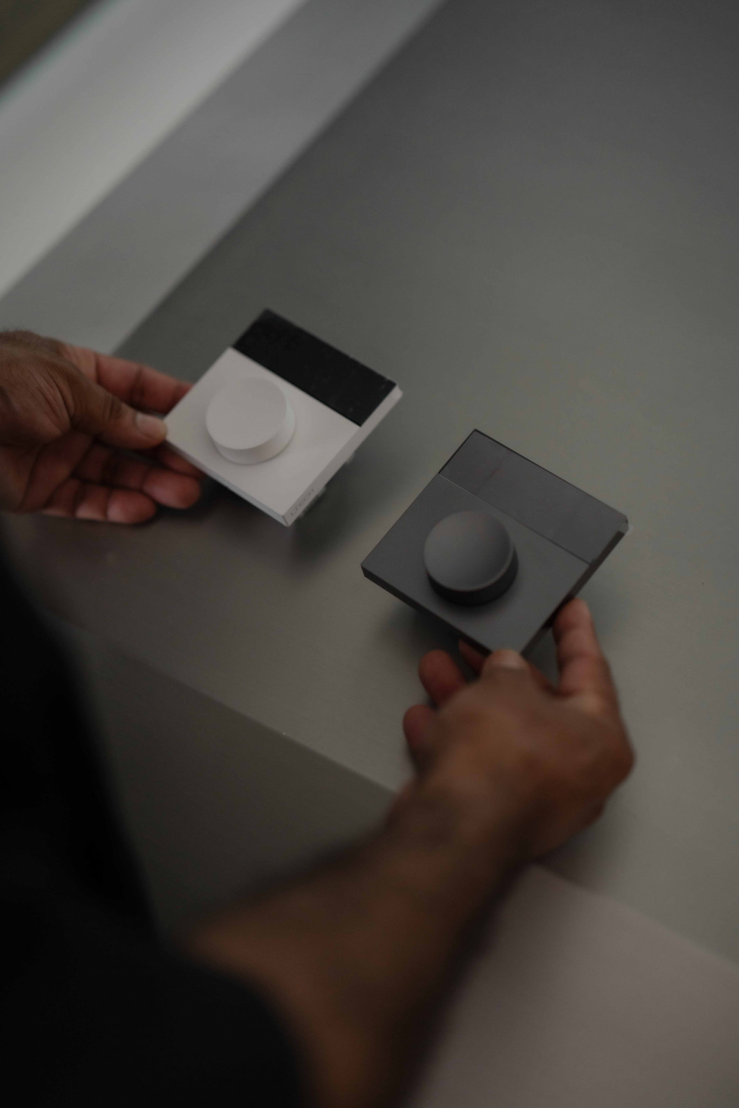 Available in two colourways, the Ltech smart switch balances aesthetic choice with intelligent control