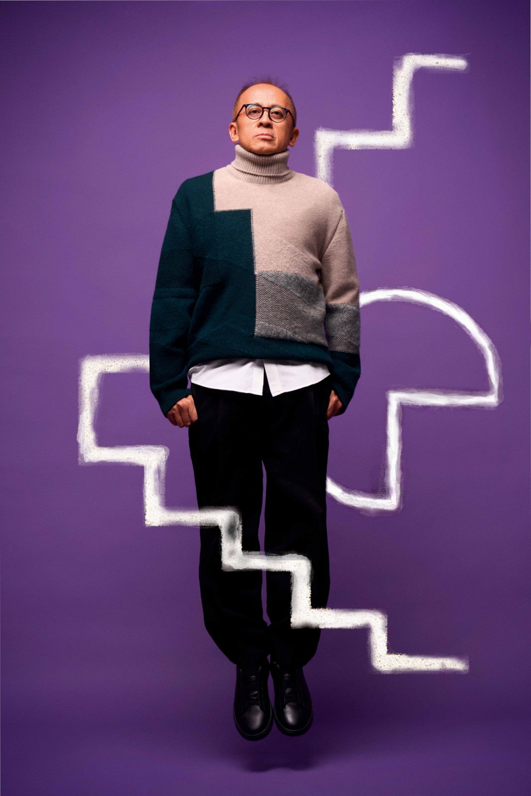 From bamboo walls that filtered air and sound, Andra Matin learned to see space as layers of experience. (Portrait by Glenn Prasetya)