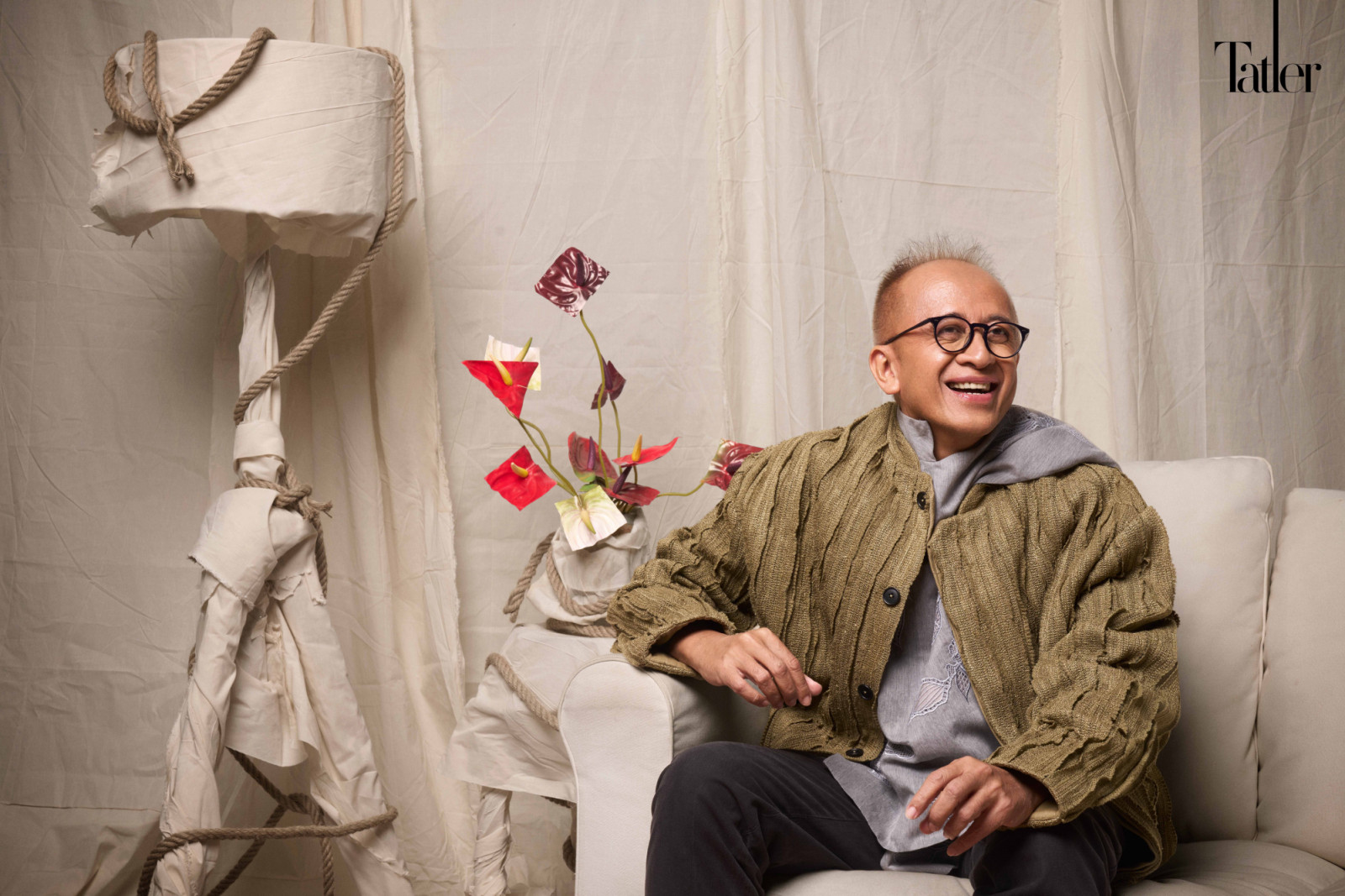 Born Isandra Matin Ahmad, Indonesian architect Andra Matin leads his eponymous studio in Jakarta. (Portrait by Glenn Prasetya)