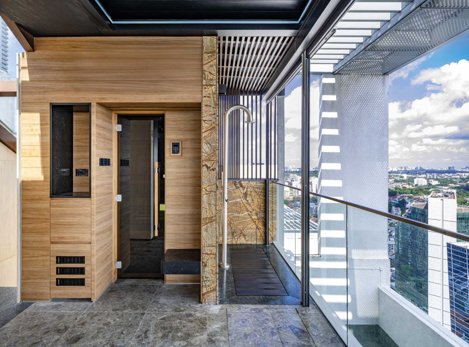 Curated visual reference: Penthouse Apartments With Golf Simulator And Spa Reference: Inside A 36Th Floor Novena Penthouse With A Golf Simulator