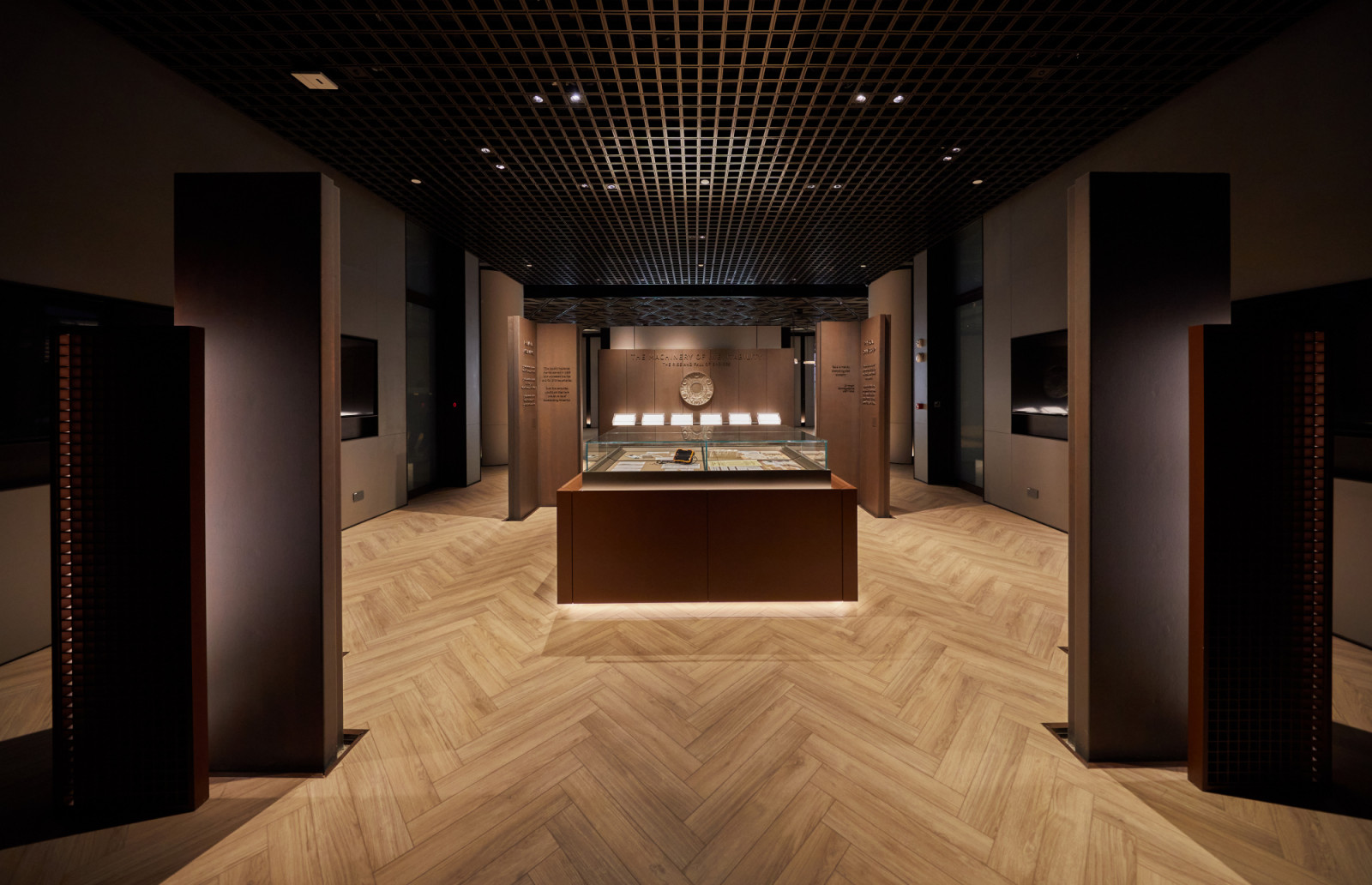 Herringbone flooring balances the dark and handsome interior of The Reserve. (Photo: Finbarr Fallon)