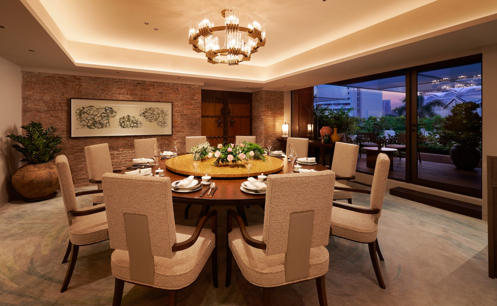 Cherry Garden by Chef Fei dining room (Photo: Mandarin Oriental, Singapore)